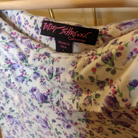 Betsey Johnson Floral Strapless Fit and Flare - Picture 2 of 6